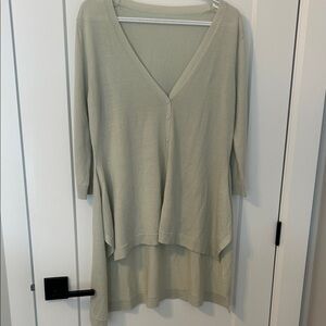 Elegant Cream V-Neck Women's Top